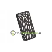 Perforated Baksideskal till iPhone 4S/4 (Svart )