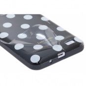 Polka Dots flexiCase skal till iPhone 4 / 4S (Vit)