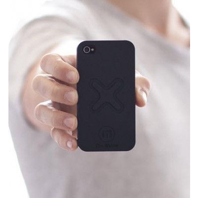 Proper M Lock - Skal för magnettillbehör till iPhone 4/4S - Svart