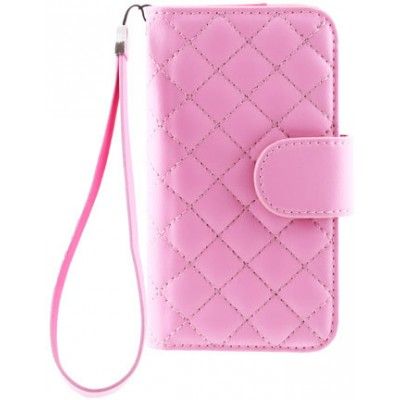 Quilted Case Folio (iPhone 4/4S) - Rosa
