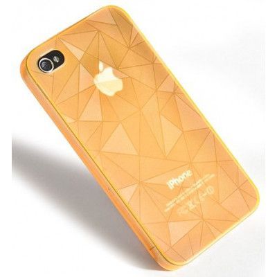 Rock Dazzling Skal till Apple iPhone 4 / 4S (Orange)