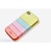 Rock Flourishing skal till Apple iPhone 4/4S (Färg kombination 4)