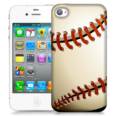 Skal till Apple iPhone 4S - Baseboll