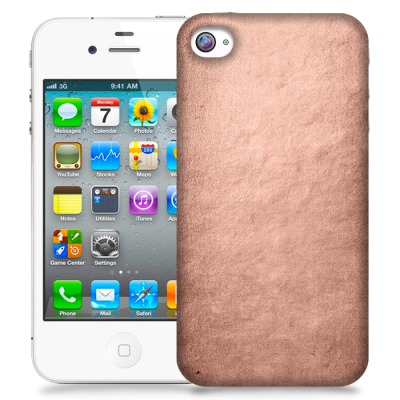Skal till Apple iPhone 4S - Cement - Ljusbrun