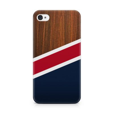 Skal till Apple iPhone 4S - Dark Marble New England