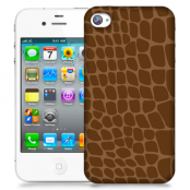 Skal till Apple iPhone 4S - Fläckar - Brun