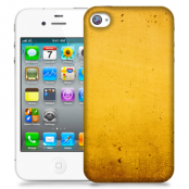 Skal till Apple iPhone 4S - Grunge texture - Orange
