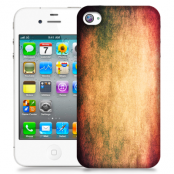 Skal till Apple iPhone 4S - Grunge texture - Orange
