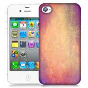 Skal till Apple iPhone 4S - Grunge texture - Persika