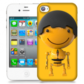 Skal till Apple iPhone 4S - Gul Robot