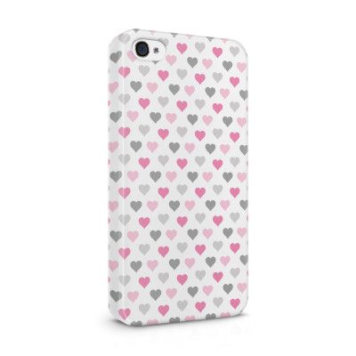 Skal till Apple iPhone 4S - Hjärtan