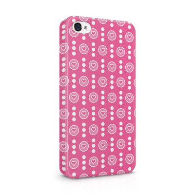 Skal till Apple iPhone 4S - Hjärtan