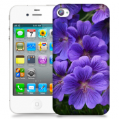 Skal till Apple iPhone 4S - Lila blommor