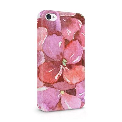 Skal till Apple iPhone 4S - Målning - Blommor