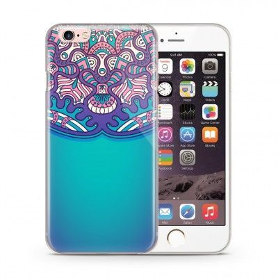Skal till Apple iPhone 4S - Mandala - Blå