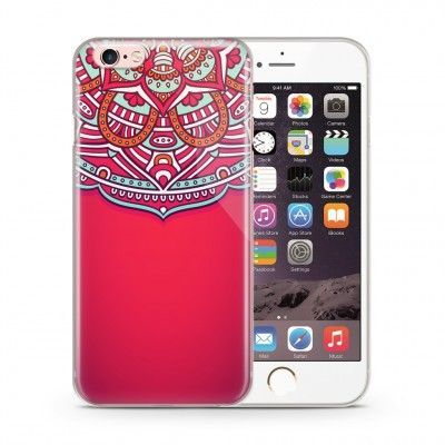 Skal till Apple iPhone 4S - Mandala - Orange
