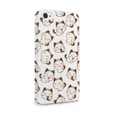 Skal till Apple iPhone 4S - Manga - Katter