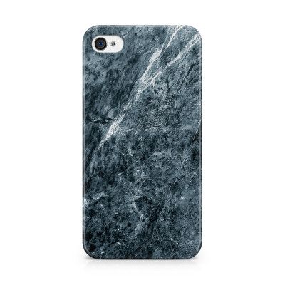 Skal till Apple iPhone 4S - Marble Dark