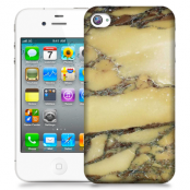 Skal till Apple iPhone 4S - Marble - Gul