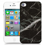 Skal till Apple iPhone 4S - Marble - Svart