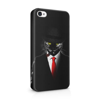 Skal till Apple iPhone 4S - Mobster Cat
