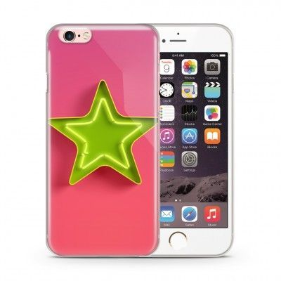 Skal till Apple iPhone 4S - Neon Star