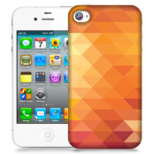 Skal till Apple iPhone 4S - Polygon - Orange