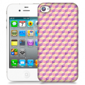 Skal till Apple iPhone 4S - Pyramider Lila