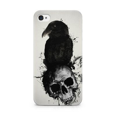 Skal till Apple iPhone 4S - Raven and Skull