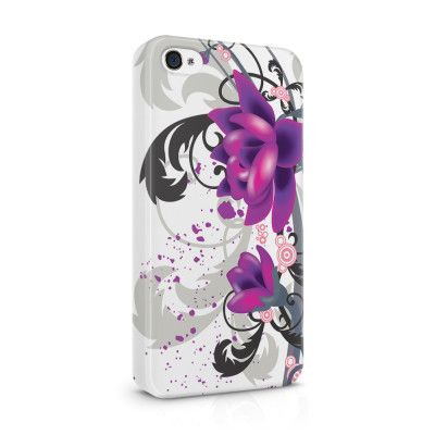 Skal till Apple iPhone 4S - Red Flowers