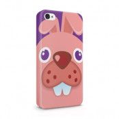 Skal till Apple iPhone 4S - Rosa kanin