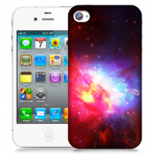 Skal till Apple iPhone 4S - Rymden - Svart/Rosa