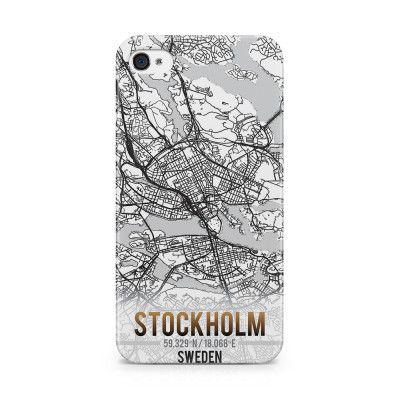Skal till Apple iPhone 4S - Stockholm Karta
