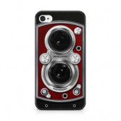 Skal till Apple iPhone 4S - Vintage Camera Red