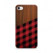 Skal till Apple iPhone 4S - Wooden Lumberjack B
