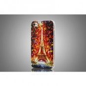 Skal till iPhone 4/4S - Painted Eiffeltower
