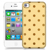 Skal till Apple iPhone 4S - Polka - Guld