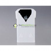 T-Shirt Silikonskal till iPhone 4S/4 (Vit)