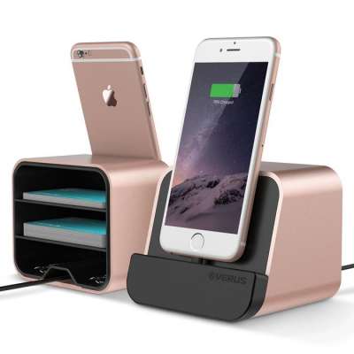 Verus i-Depot Universal laddningsdocka för Apple- Android smartphones - RoseGold