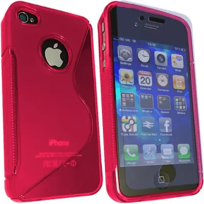 Wave FlexiCase Skal till iPhone 4S/4 (ROSA)