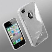 Wave FlexiCase Skal till iPhone 4S/4 (Transparent)