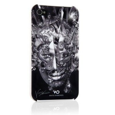 WHITE-DIAMONDS Mechanist Krom iPhone 4/4s Skal