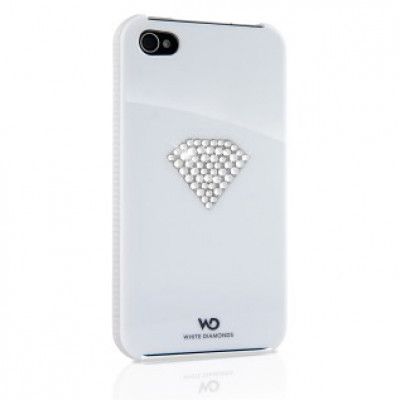 WHITE-DIAMONDS Rainbow Vit iPhone 4s Skal