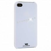 WHITE-DIAMONDS Sash Vit iPhone 4s Skal