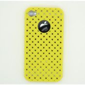 Woven flexicase skal till iPhone 4S/4 (Gul)