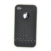 Woven flexicase skal till iPhone 4S/4 (Svart)