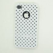 Woven flexicase skal till iPhone 4S/4 (Vit)