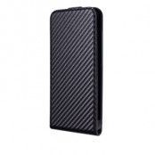 Xqisit Flipcover Carbon till Apple iPhone 6(S) Plus - Svart