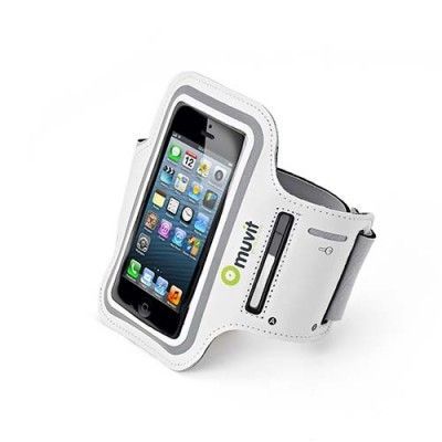 Muvit Sportarmband iPhone 5/5S Vit