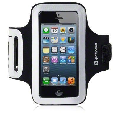 Sportsarmband till iPhone SE/5S/5 (Svart)